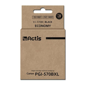 Cartus compatibil PGI-570XL Black, 22 ml, Actis Cartus compatibil PGI-570XL Black, 22 ml, Actis
