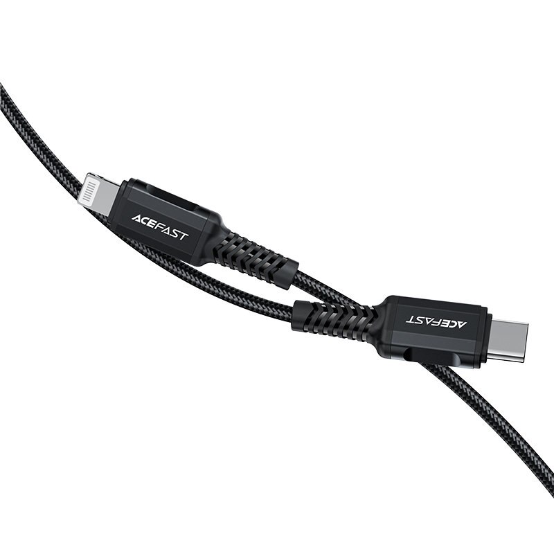 Acefast Cable Mfi Usb Type C Lightning M W A Black C C