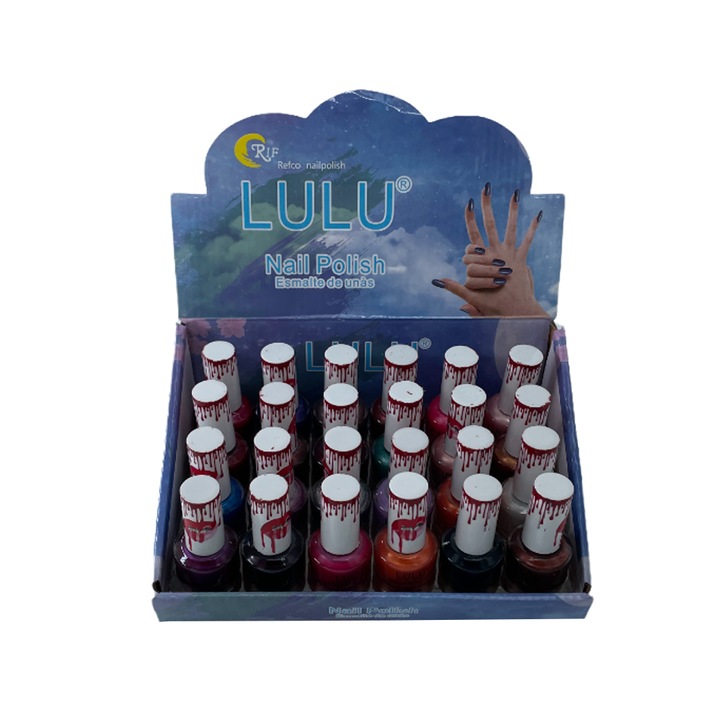 Set Oja Unghii Lulu, Mat, 24 buc