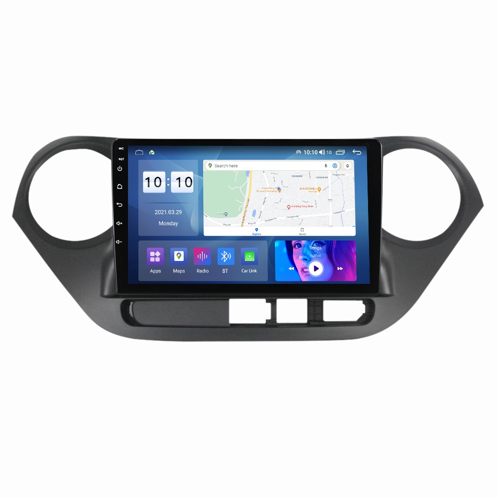 Carplay Für Hyundai I10 2007 -2012 2013 Android 13 Autoradio GPS