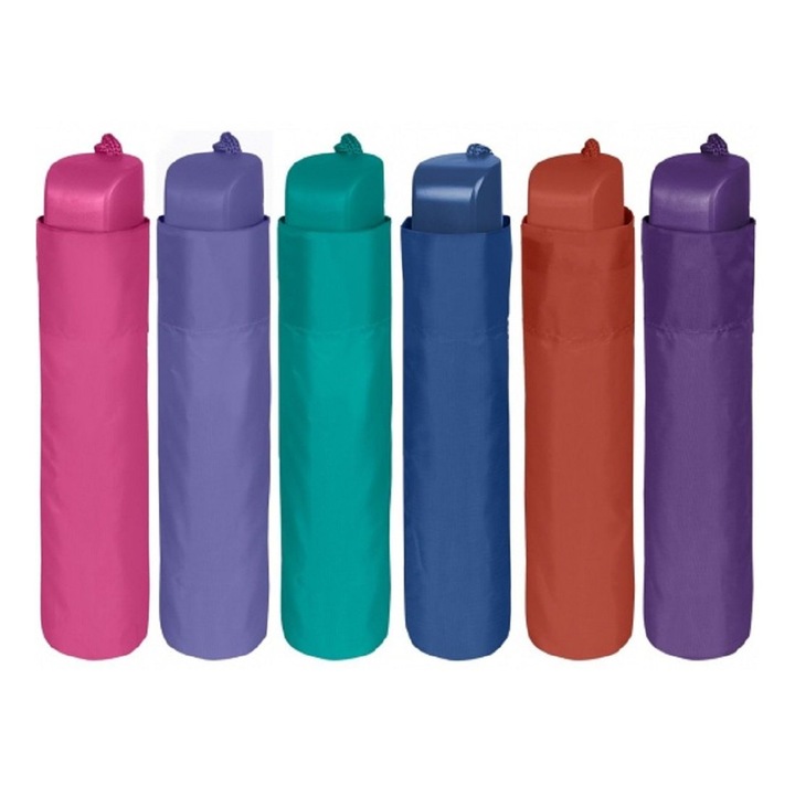 Umbrela MINI manuala Perletti diverse culori, Violet deschis