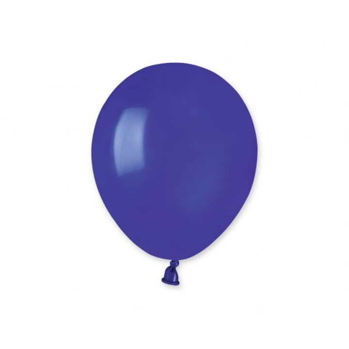 Комплект 100 латексови балона, пастелно синьо, 13 см, Gemar