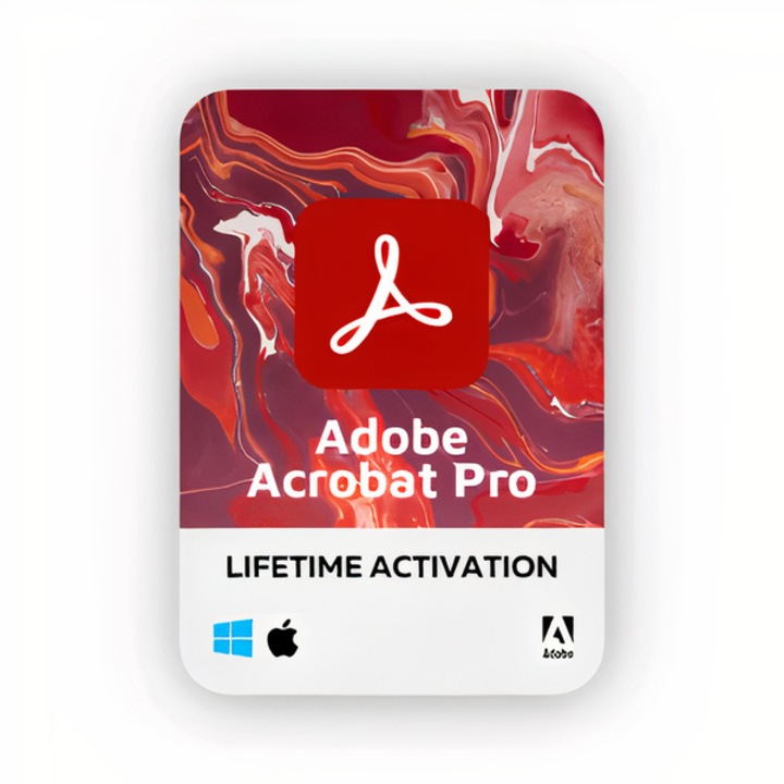 Adobe Acrobat PRO 2020, WIN/MAC, Lifetime electronic key