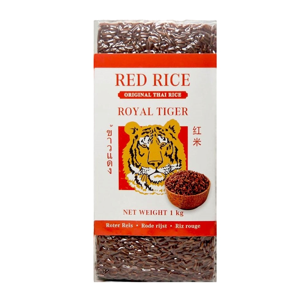Червен ориз Royal Tiger, Пълнозърнест, 1 кг - eMAG.bg