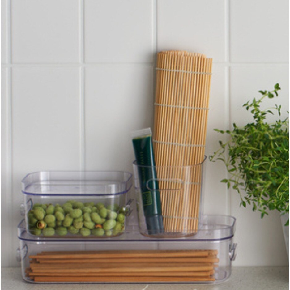 Cutie depozitare SmartStore Compact Slim, organizare alimente frigider ...