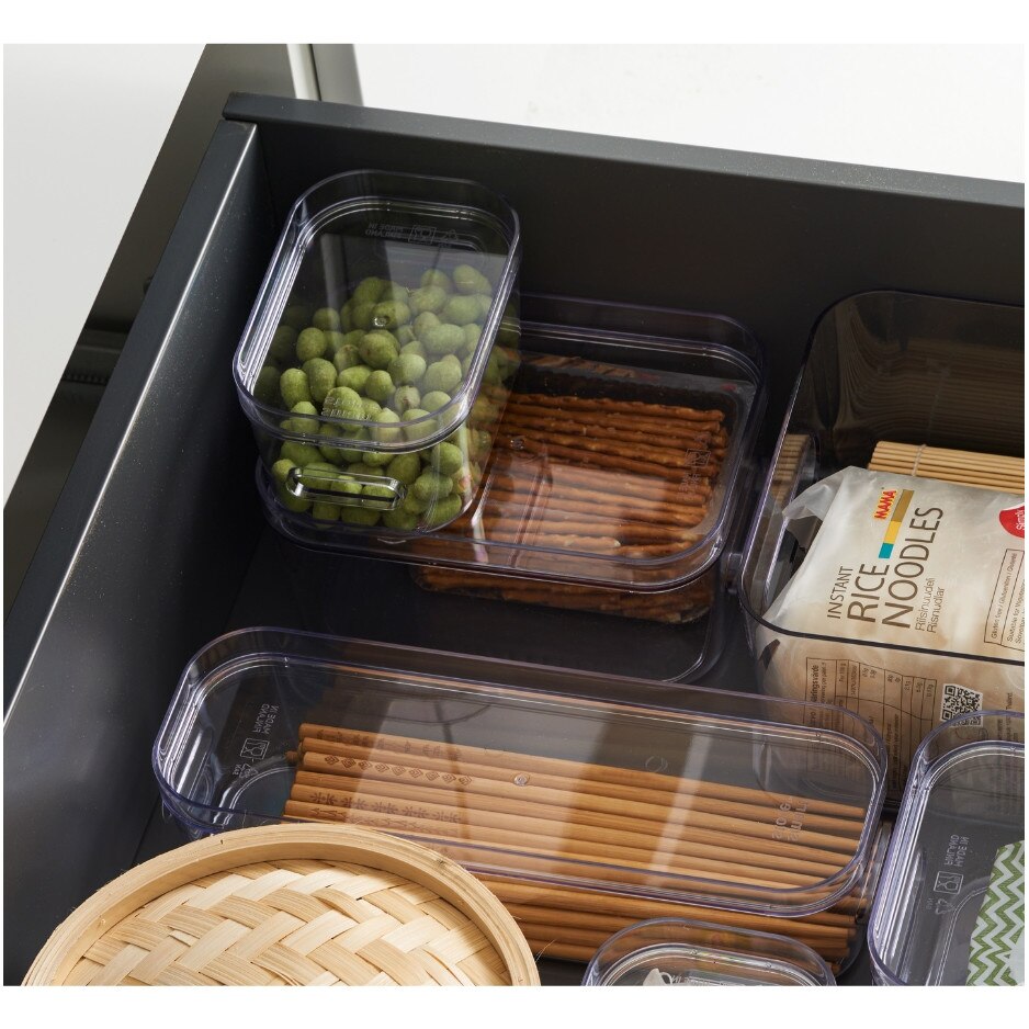 Cutie depozitare SmartStore Compact Slim, organizare alimente frigider ...