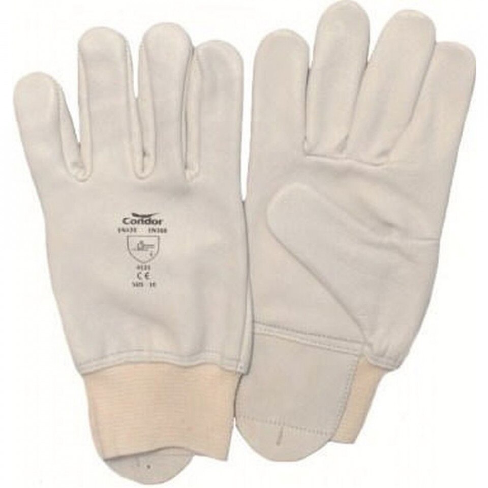 Manusi din piele pentru sudura, Condor EN388, marimea 10, Albe eMAG.ro