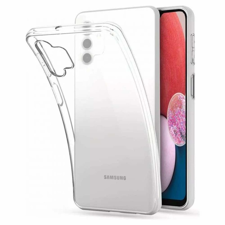 Samsung Galaxy A13 4G kompatibilis szilikon hátlaptok, vékony, átlátszó, 1mm
