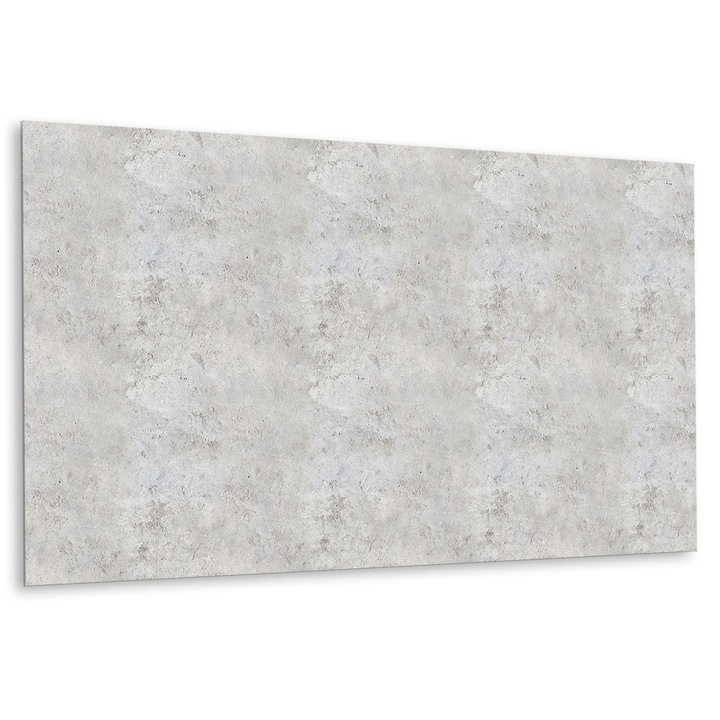 Panou de perete decorativ, Textura de beton, Gri, 100 cm x 50 cm
