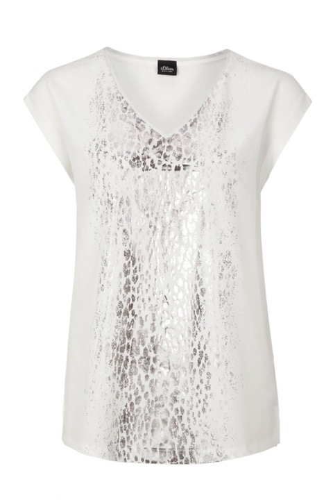 Bluza dama, s.Oliver, Viscoza, Alb, 36