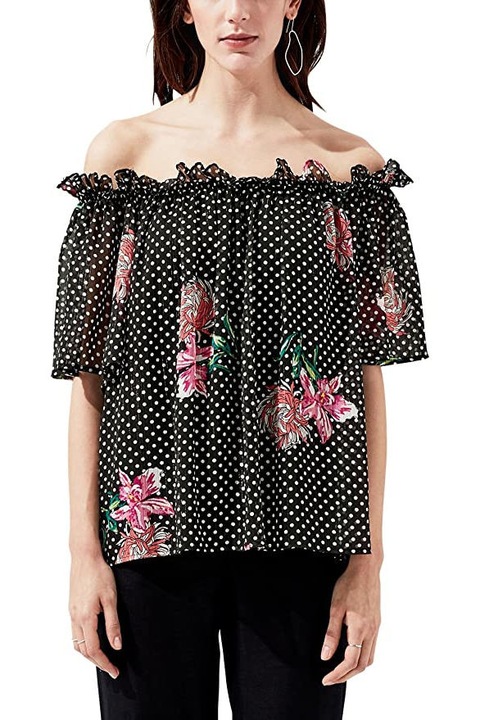 Bluza dama, S.Oliver, Poliester, Negru, 40