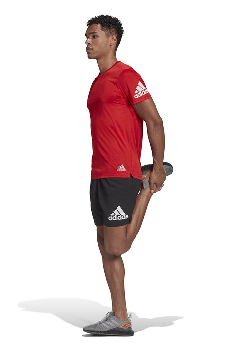 adidas Performance, Pantaloni scurti cu logo pentru alergare Run It, Negru