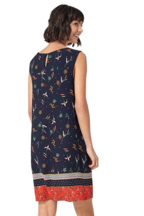 Дамска рокля без ръкави s. Oliver, тъмно синя, 34