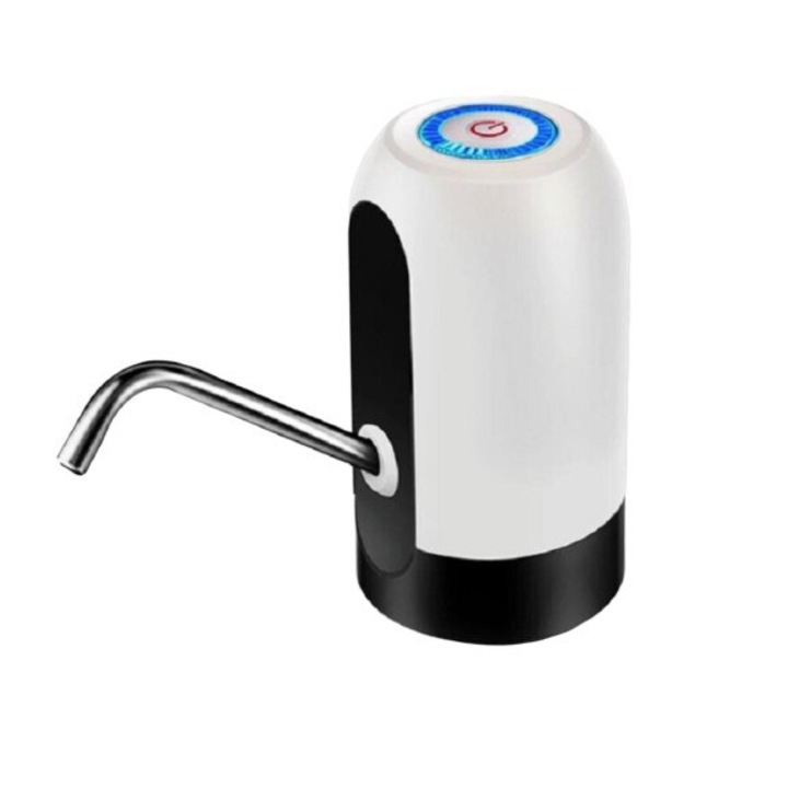 Dozator Automat de Apa SYNO, LED Indicator Baterie, Incarcare USB, Alb