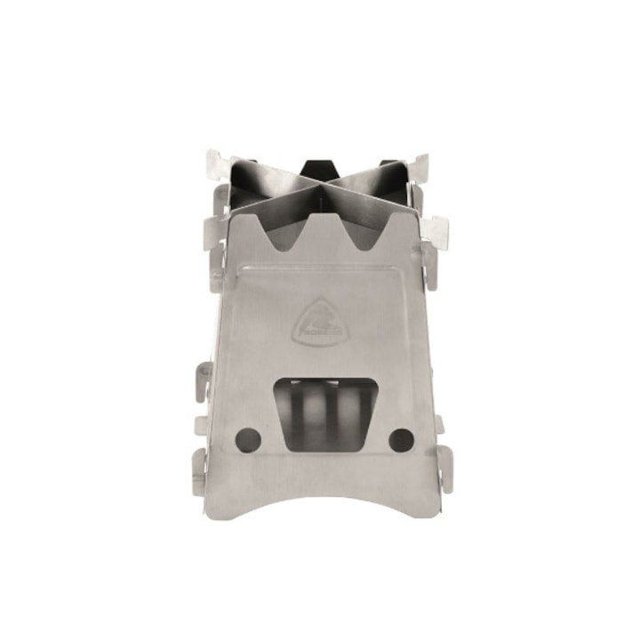 Robens fatüzelésű égő, Favágó, Rozsdamentes acél, Ezüst