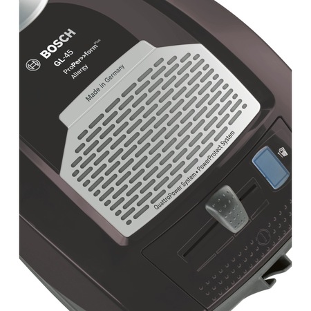 Aspirator cu sac Bosch BGL45500, 750W, Sac 5l, Tub telescopic din metal, Filtru HEPA, Negru