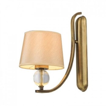 Aplica Avonni Dorinda , finisaj Antique abajur textil 1xE27 max60W Aplica Avonni Dorinda , finisaj Antique abajur textil 1xE27 max60W