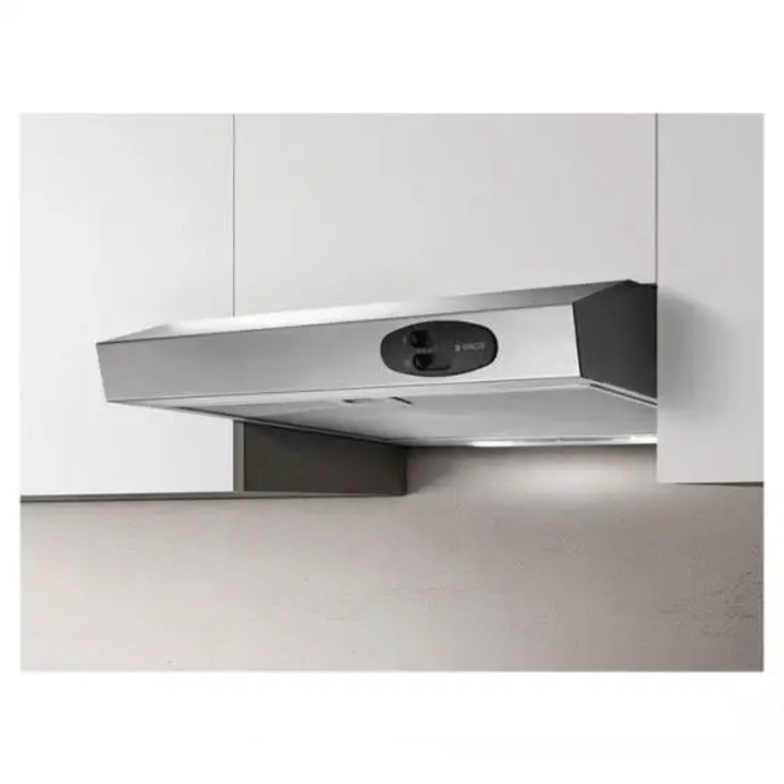 Hota, Elica Krea ST IX/F/60, Capacitate de absorbtie 272 m3/h, 1 Motor, 60 cm, Inox