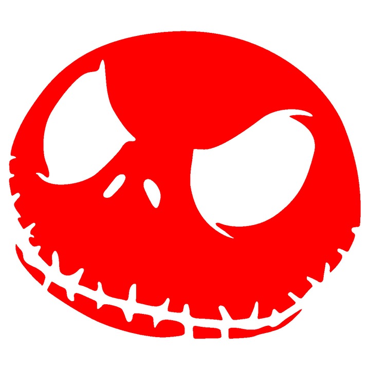 Sticker auto - Mad Ball - Rosu Passion - 10 x 8.7 cm