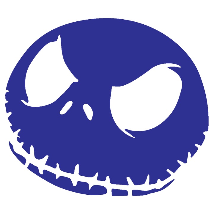 Sticker auto - Mad Ball - Albastru - 10 x 8.7 cm