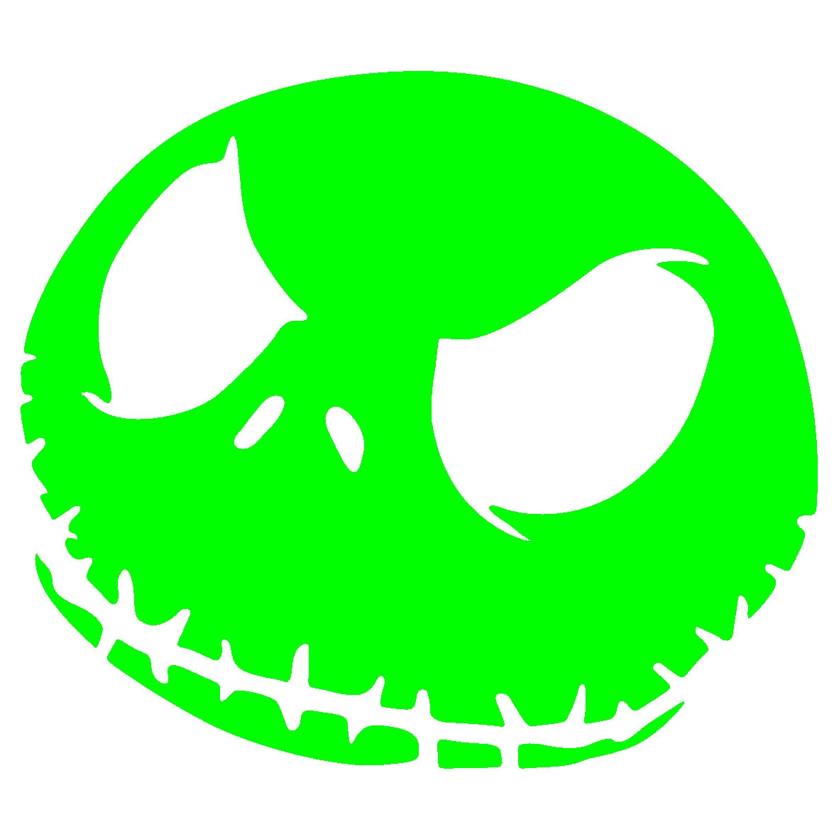 Sticker auto - Mad Ball - Verde - 10 x 8.7 cm