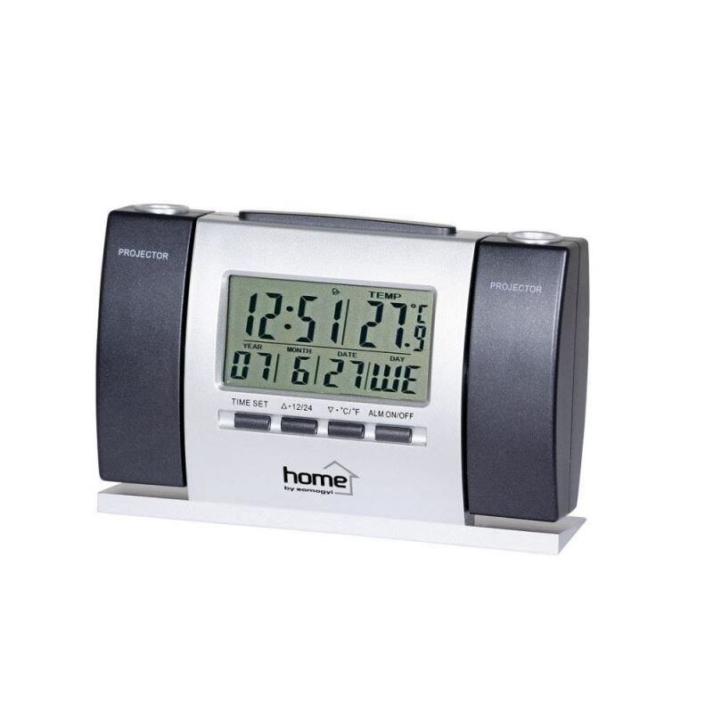Ceas cu proiectie dubla Home HCP 20, temperatura, desteptator programabil