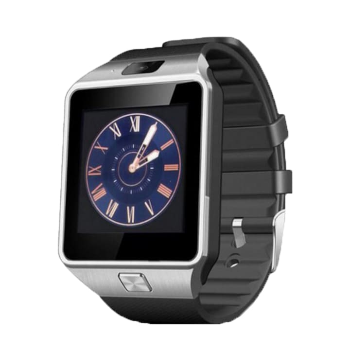 Ceas Smartwatch cu Telefon iUni S30 Plus, Camera 1,3Mpx, BT, Argintiu
