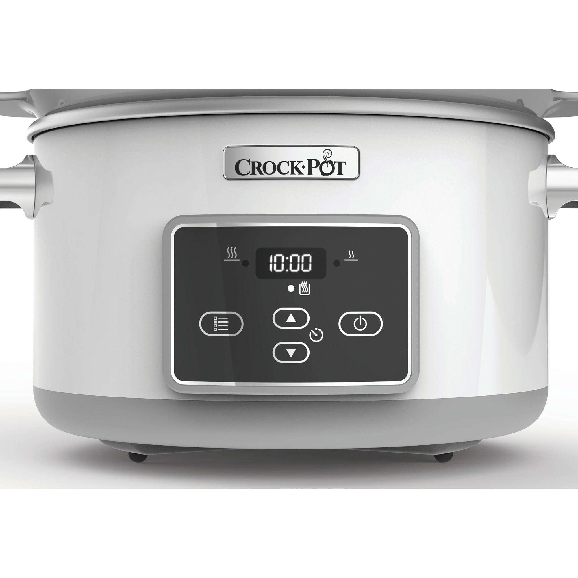 Slow cooker Crock-Pot CSC026X-01, 5.0 l, Digital, Vas de ceramica, Alb -
