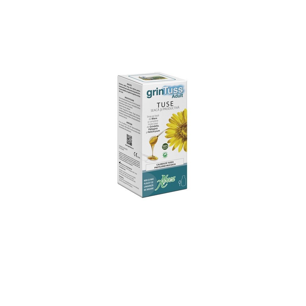 ABOCA GRINTUSS Pediatric Syrup Kids 180g Calm Cough Dry & Productive