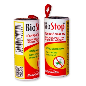 Capcana pentru muste cu adeziv BioStop Capcana pentru muste cu adeziv BioStop
