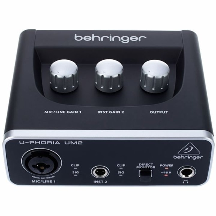 Behringer U-Phoria UM2 USB аудио интерфейс