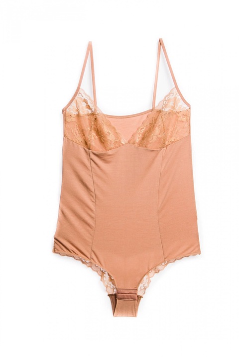 Дамско боди BIJU 0726, Меки чашки, Оранжев