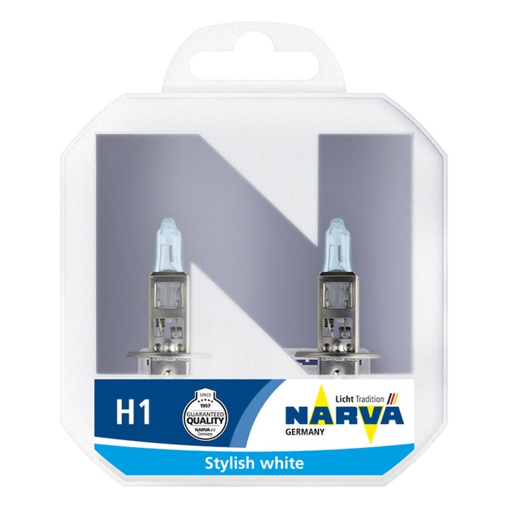 Комплект 2 крушки за фарове Narva 06295 H1 55W 12 V, Range Power Blue