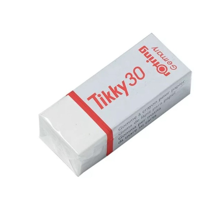 Radír papírtokkal rOtring Tikky 30 fehér NRR0234101