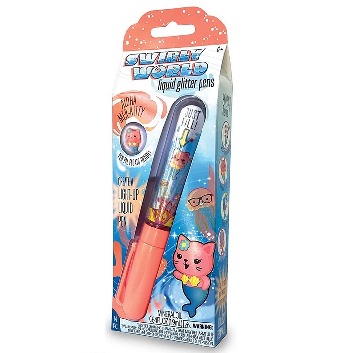 Csillogó toll és figura, DIY