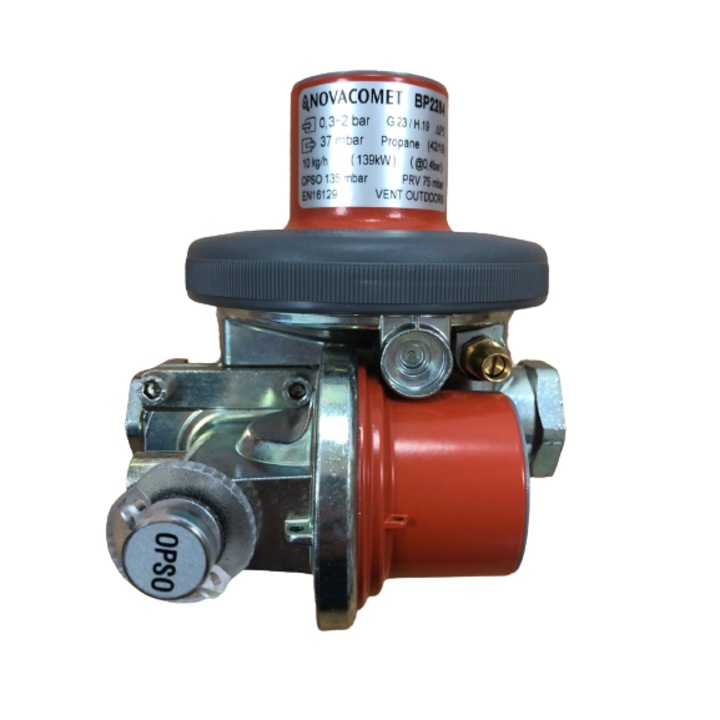 Kit regulator GPL 10kg/h cu supapa de siguranta la suprapresiune OPSO