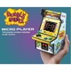 Конзола за игри MyArcade, Bubble Bobble, мини-ретро, колекционерска, 2,75" цветен дисплей, вграден високоговорител, 3,5 мм жак порт, CO/VS за мрежови игри, подвижен джойстик, височина 19 см, жълт/син