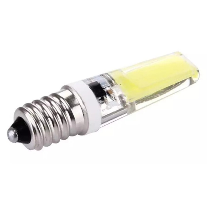 Bec led reglabil, e14 6w 220v cob 50-60hz 62 16mm, Alb rece