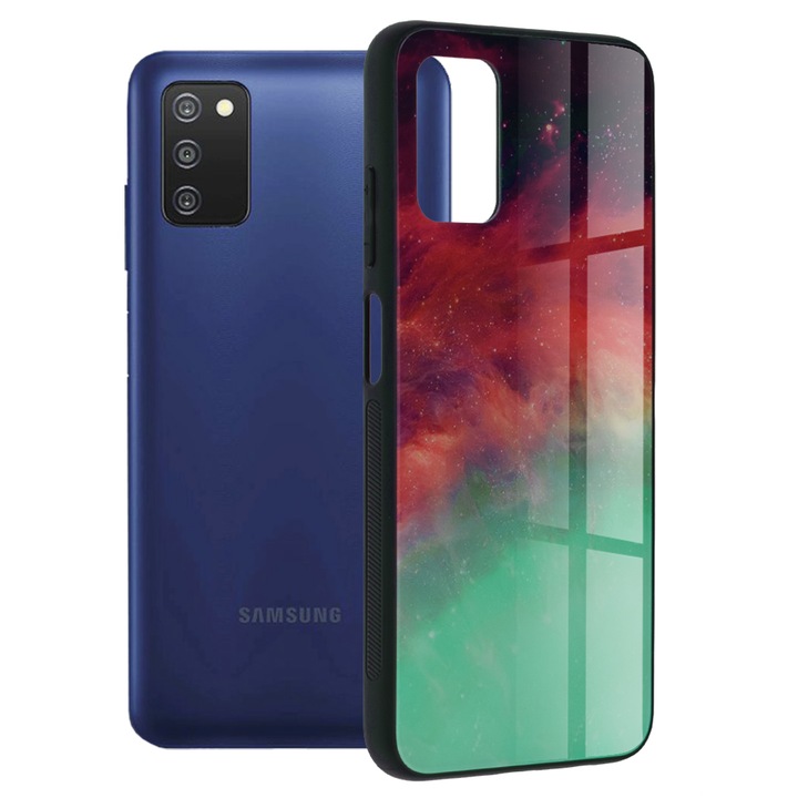 Калъф за телефон за Samsung Galaxy A03S, Glaze Series, Techsuit, Fiery Ocean