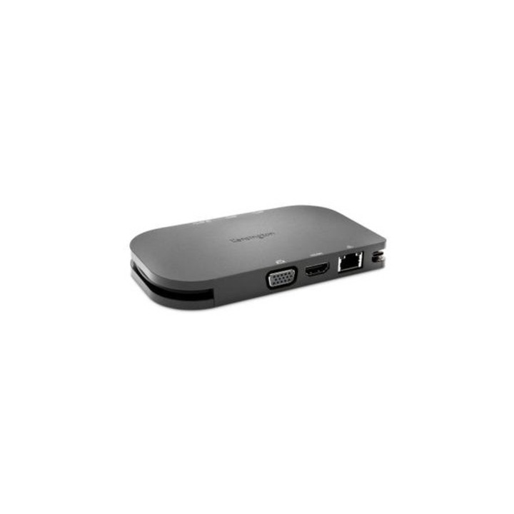 Докинг станция Kensigton SD1610P, за Microsoft Surface, PC връзка USB Type C, USB 3.2 x 2, USB Type C x 1, VGA HD x 1, HDMI x 1, RJ-45, NB 60 W, Черен