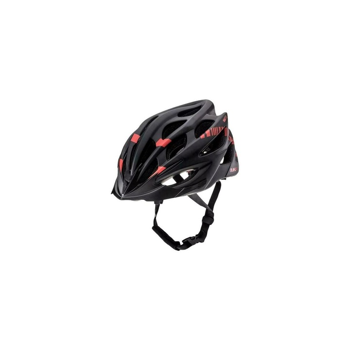 Casca, Hi-Tec, Roadway, Negru/Rosu, M, 58-61 cm