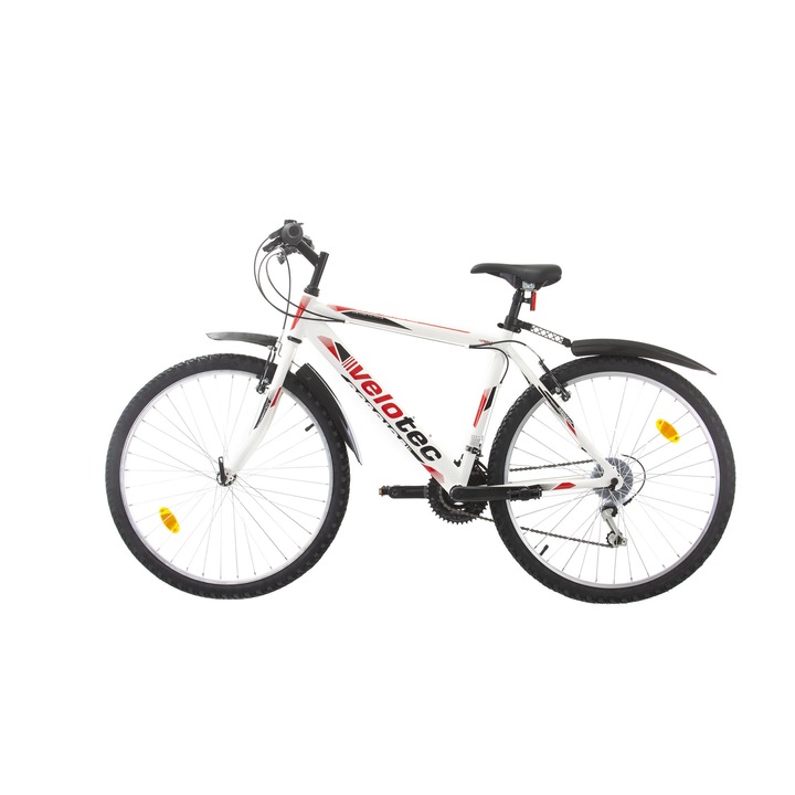 Velotec PRO Mountain Bike, 26", fehér/piros