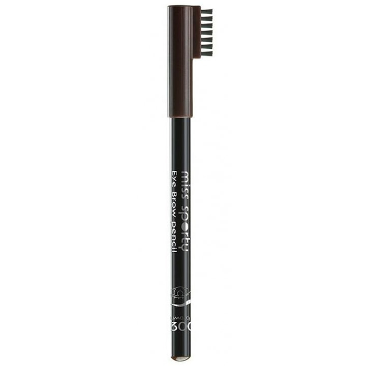 Creion pentru sprancene Miss Sporty 002 Brown, 5 g