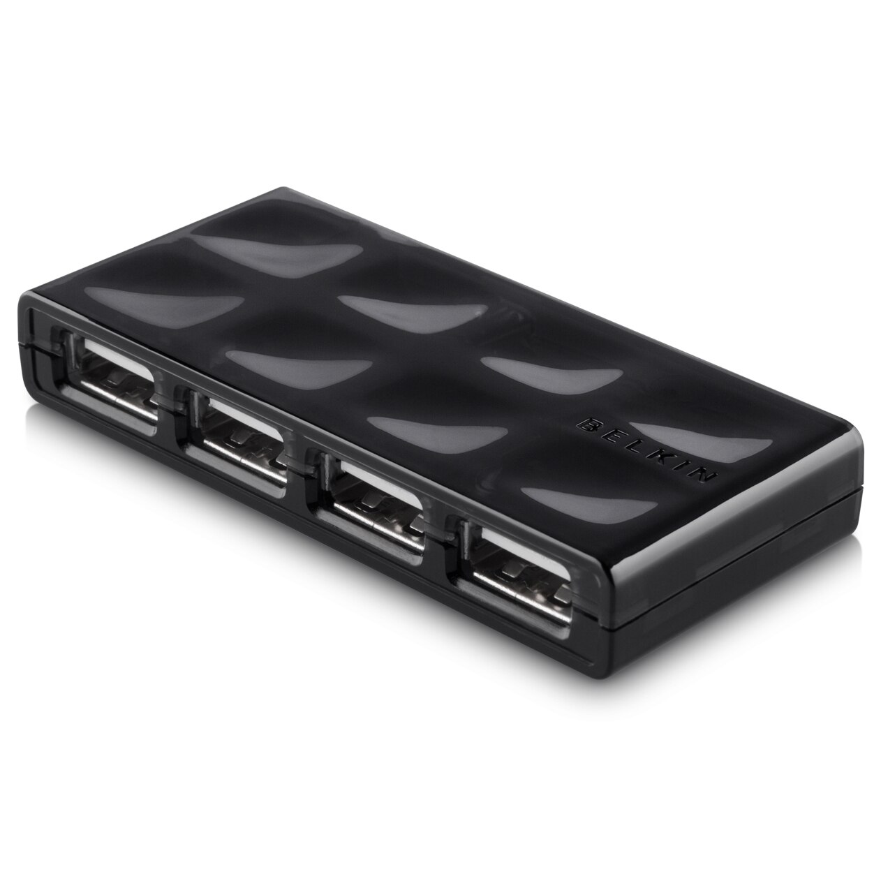 Hub USB 2.0 Belkin F5U404cwBLK, 4 porturi, Black