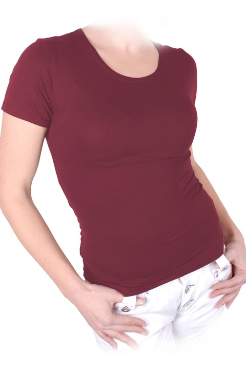 Tricou clasic dama, Ivanel, Visiniu