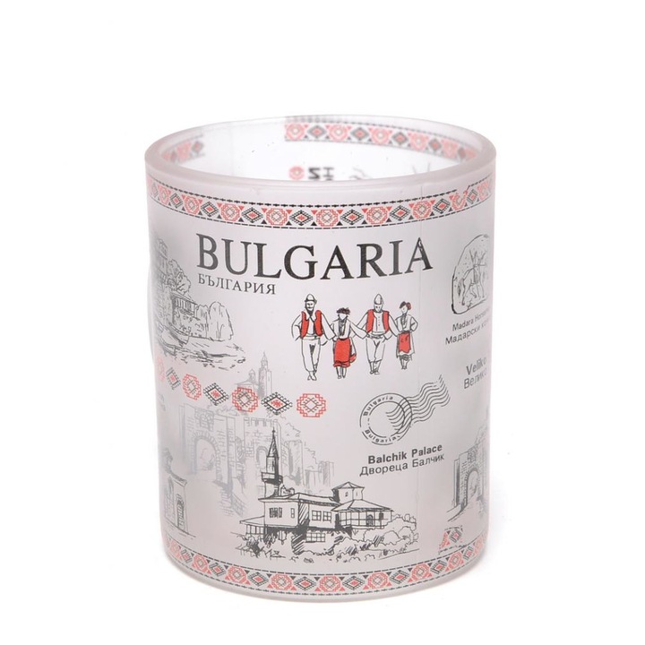 Чаша за чай, България, Стъклена, Матирана