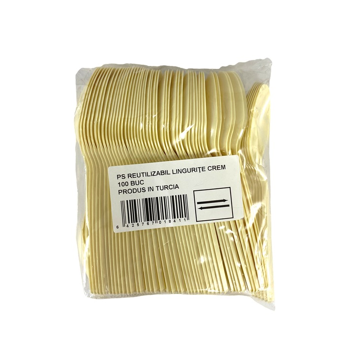 Set 100 bucati, lingurita reutilizabila