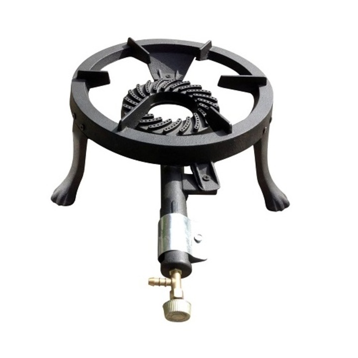 Pirostrie cu 3 picioare din fonta Campion CMP0593, 0950VEND, Gri carbon