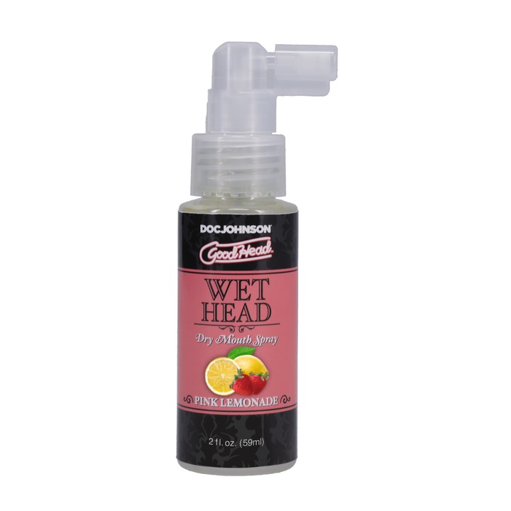 GoodHead WET Head Permet, Szájszárazságra, azonnali hidratálás, eper és citrom aromával, 59 ml