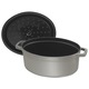 Oala cocotte ovala, fonta, 37cm/8L, Graphite Grey - Staub